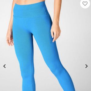 Blue High-Waisted Leggings
